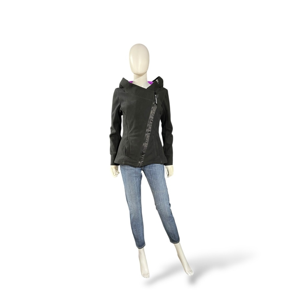 Mondetta Black Stylish Moto Style Jacket, Small